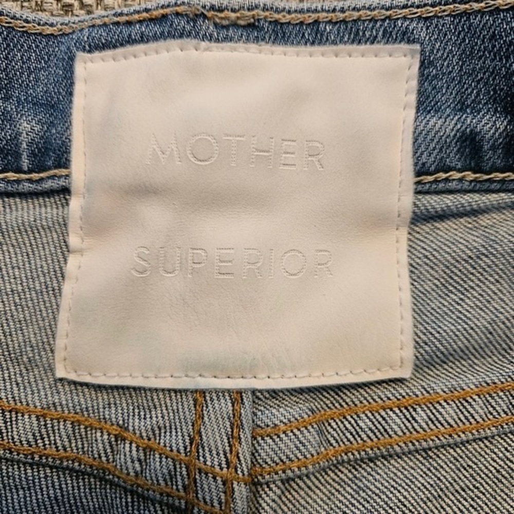 MOTHER Jeans Insider Crop Step Fray - We Are Castawys Wash 29 High Rise